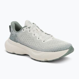 Кросівки для бігу жіночі Under Armour Infinite white quartz/silica green/metallic silica