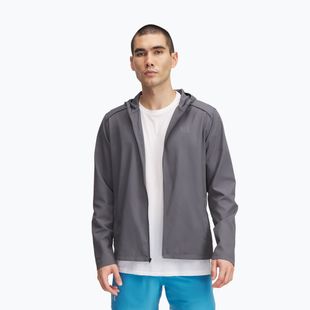 Куртка для бігу чоловіча Under Armour Storm Run Hooded castlerock/jet gray/reflective