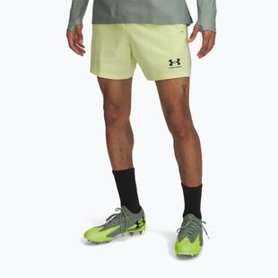 Шорти футбольні чоловічі Under Armour Challenger Pro Woven sonic yellow / black