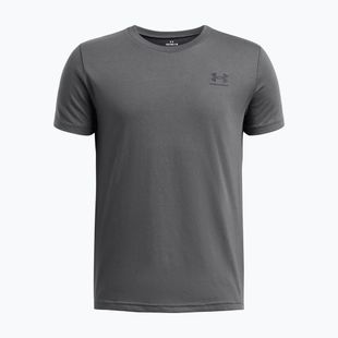 Футболка дитяча Under Armour Sportstyle Left Chest pitch gray/black