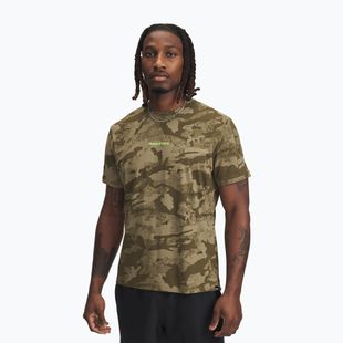 Футболка для тренувань чоловіча Under Armour Project Rock Iso Chill SS bayou/timberwolf taupe/baroque green