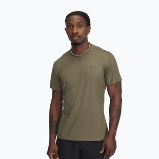 Футболка для тренувань чоловіча Under Armour Vanish Elite Vent Printed bayou/marine od green/iridescent