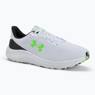Кросівки для бігу чоловічі Under Armour Charged Pursuit 4 white/black/hyper green
