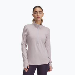 Лонгслів для бігу жіночий Under Armour Launch Pro Half Zip gray dawn/reflective
