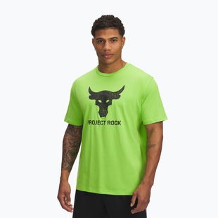 Футболка для тренувань чоловіча Under Armour Project Rock Payoff Graphic cyber green/black
