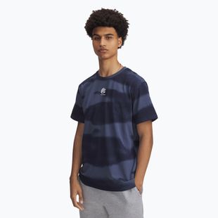 Футболка чоловіча Under Armour Curry Hvyweight Logo downpour gray/white