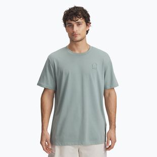 Футболка баскетбольна чоловіча Under Armour Curry Heavyweight Trend Tee silica green/silica green