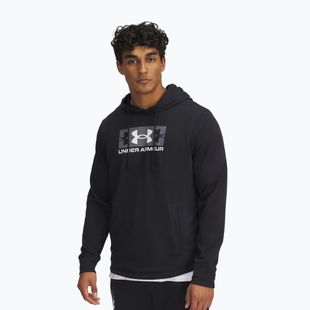 Кофта чоловіча Under Armour Rival Terry Logo black/castlerock/white