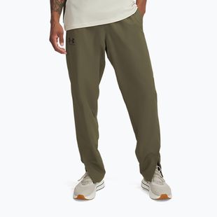 Штани для тренувань чоловічі Under Armour Rival Woven Windbreaker Pant marine od green/marine od green/black