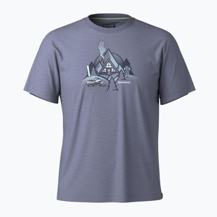 Футболка трекінгова чоловіча Smartwool Alpine A-Frame Graphic Tee nightfall blue