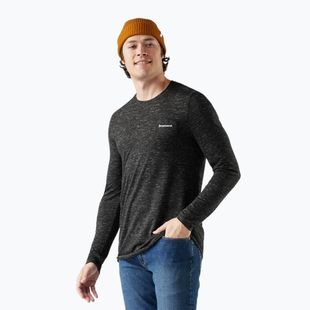Лонгслів чоловічий Smartwool Merino Hemp Blend Gear Up Graphic black heather