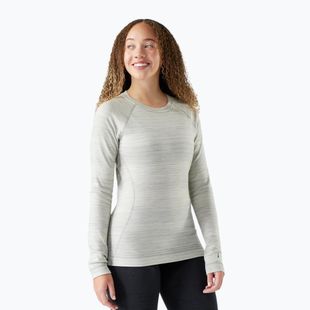 Лонгслів термічний жіночий Smartwool Merino 250 Baselayer Crew Boxed light gray color shift