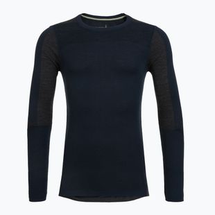 Чоловіча термоактивна кофта Smartwool Intraknit Thermal Merino Baselayer Colorblock Crew deep navy/charcoal