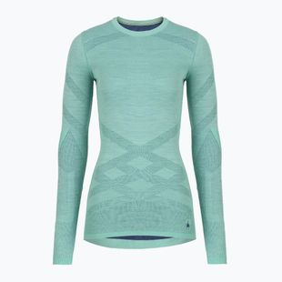 Жіноча термоактивна кофта Smartwool Intraknit Thermal Merino Baselayer Crew pacific blue/nightfall blue