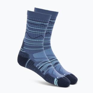 Шкарпетки Smartwool Hike Light Cushion Mountain Pattern Crew nightfall blue