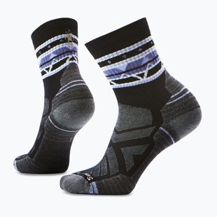 Шкарпетки жіночі Smartwool Hike Light Cushion Zig Zag Valley Mid Crew black