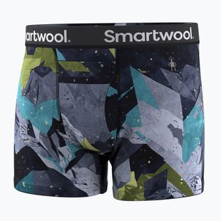 Труси термічні чоловічі Smartwool Merino Print Boxer Brief Boxed blue sum sector