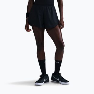 Шорти тенісні жіночі Nike Court Dri-Fit Ace Advantage black/black