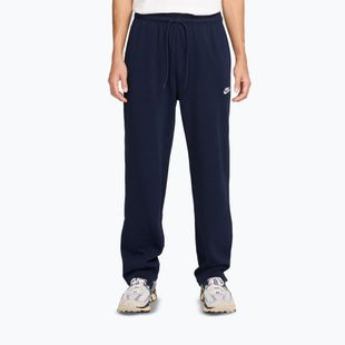 Штани чоловічі Nike Sportswear Club Knit Open-Hem obsidian/white