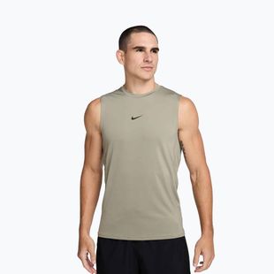Футболка для тренувань чоловіча Nike Pro Dri-Fit Sleeveless Top light army/black