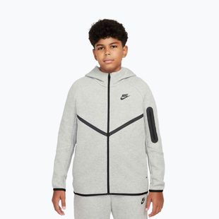Кофта дитяча Nike Sportswear Tech Fleece Full-Zip dark grey heather/black/black