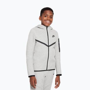 Кофта дитяча Nike Sportswear Tech Fleece dark grey heather/black/black