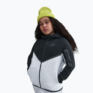 Кофта дитяча Nike Sportswear Tech Fleece Full-Zip dark grey heather/black/black/black
