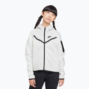 Кофта дитяча Nike Sportswear Tech Fleece light grey/heather/black/black