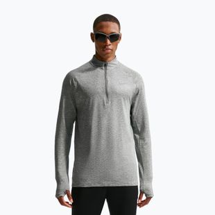 Кофта для бігу чоловіча Nike Stride 1/4 Zip Dri-Fit smoke grey/heather