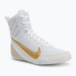 Кросівки боксерські Nike Machomai 3 white/metallic gold