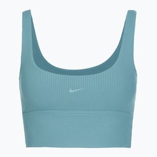 Бюстгальтер для тренувань Nike Zenvy Rib Light Support smokey blue/white