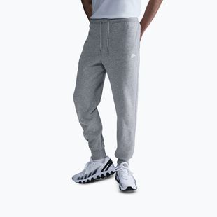 Штани чоловічі Nike Club Jogger dark grey heather/light smoke grey/white