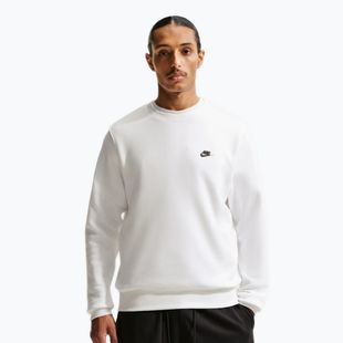 Кофта чоловіча Nike Club Fleece Crew white/black
