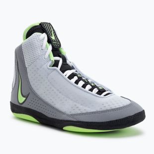 Кросівки борцівські Nike Inflict 4 football grey/lime blast/anthracite/white