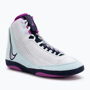 Кросівки борцівські Nike Inflict 4 white/hyper violet/glacier blue/obsidian