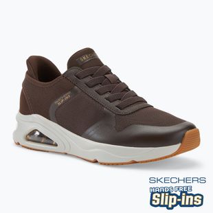 Чоловічі туфлі SKECHERS Uno Tres-Air Necessairy Comfort шоколадні