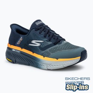 Чоловічі кросівки SKECHERS Max Cushioning Premier 2.0 темно-сині/помаранчеві