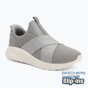 Жіночі туфлі SKECHERS Bobs Squad Chaos Your Moment сірі