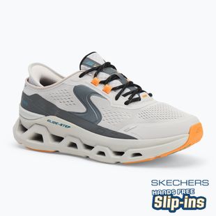 Чоловічі туфлі SKECHERS Glide Step Altus сіро-помаранчеві
