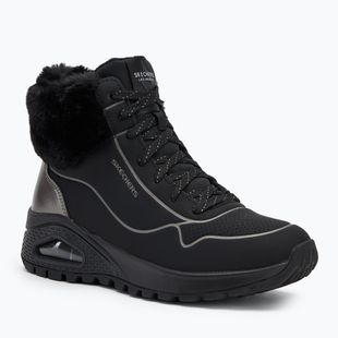 Кросівки жіночі SKECHERS Uno Rugged Fall Shimmer black/metallic