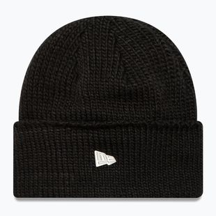 Шапка зимова New Era Metal Pin Wide Cuff Knit Beanie black