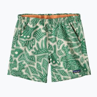Шорти жіночі Patagonia Baggies 5" bees and flowers/heartleaf green