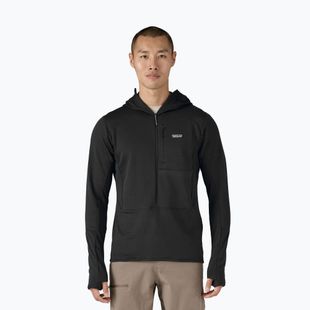 Чоловіча куртка Patagonia R1 Hybrid Pullover Softshell куртка чорна