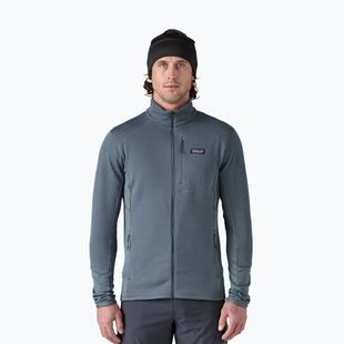 Кофта флісова чоловіча Patagonia R1 Hybrid utility blue