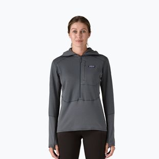 Куртка софтшел жіноча Patagonia R1 Hybrid Pullover Hoody smolder blue
