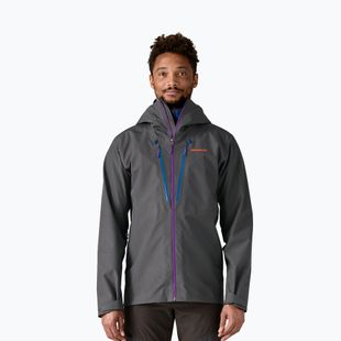 Куртка-дощовик чоловіча Patagonia Triolet forge grey w / p6 blue