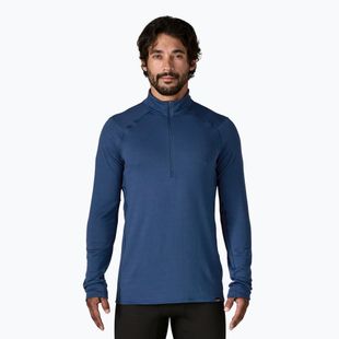 Кофта чоловіча Patagonia Cap Termal Weight Zip Neck clement blue