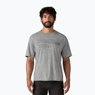 Футболка чоловіча Patagonia Cap Cool Daily Graphic Shirt stratapeaks / feather grey