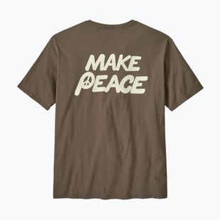 Футболка чоловіча Patagonia Balance Organic peace seeds / marlow brown