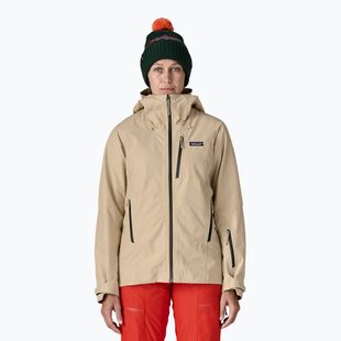 Куртка противітряна жіноча Patagonia Insulated Storm Shift oar tan